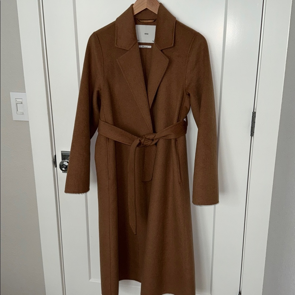 Mango Belted Handmade Coat - Picture 5 of 9